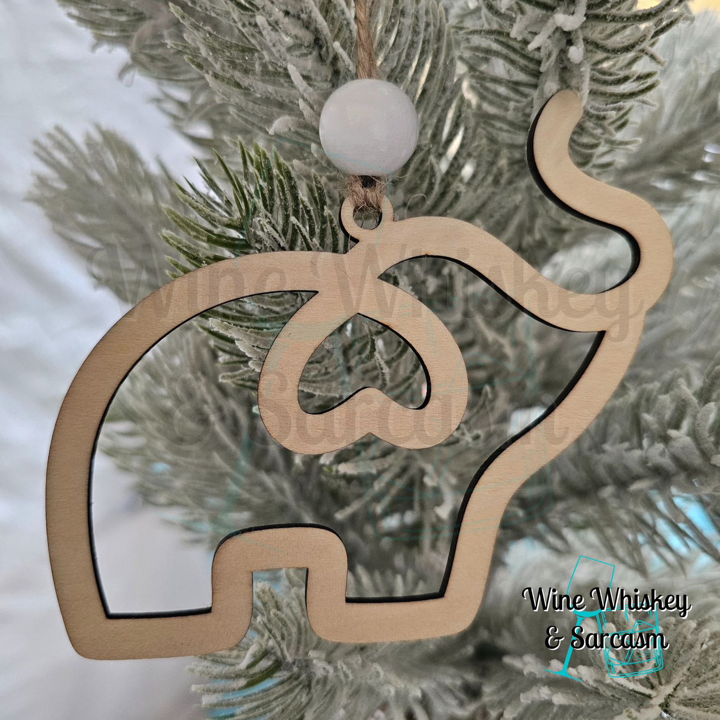 Sisterhood Story Charm | Unbreakable Bond Ornament | Elephant Ornament