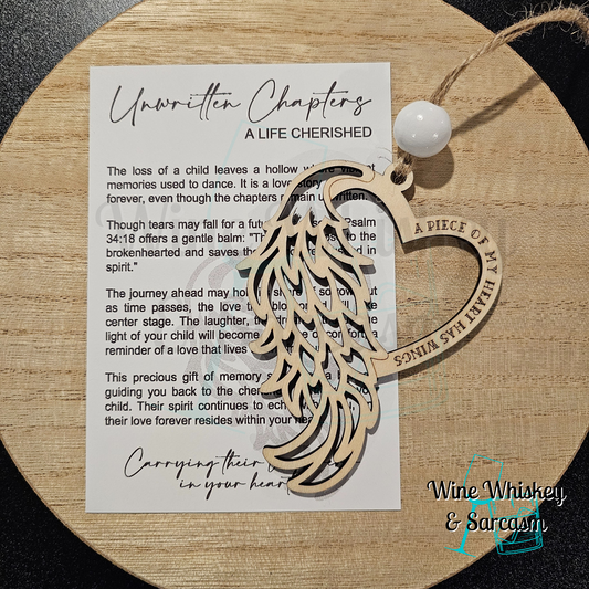 Cherished Life Story Ornament - Unwritten Chapters