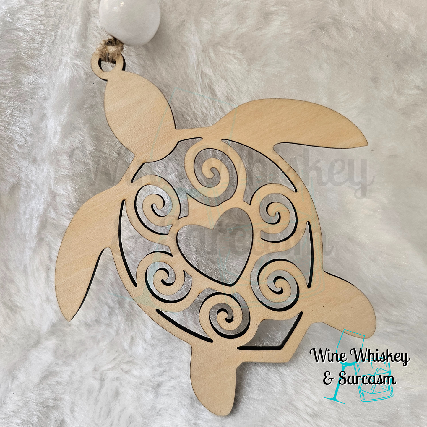 Sea Turtle Story Charm | Graceful Guardian Ornament | Mother’s Devotion Ornament