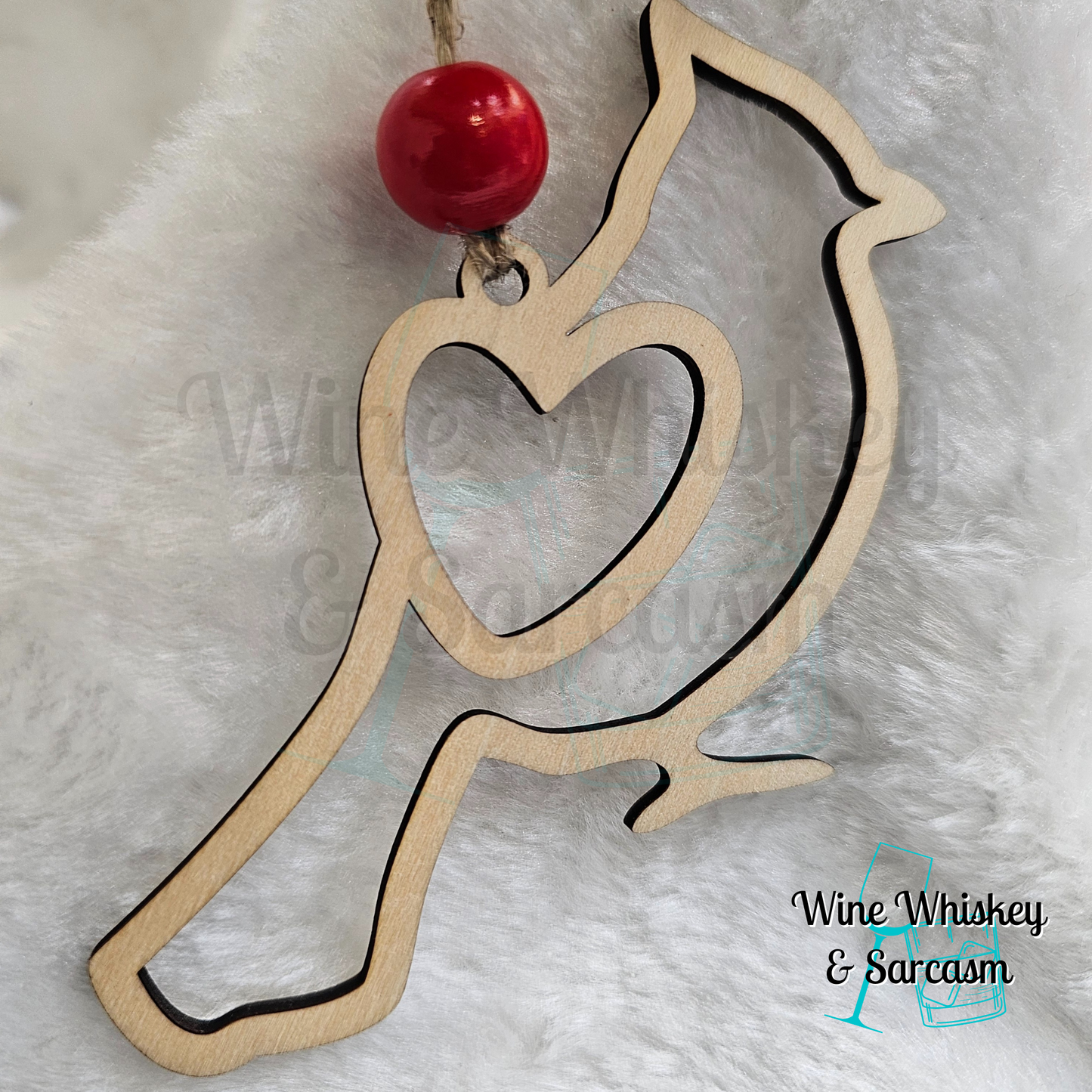 Heavenly Messenger Story Charm | Cardinal Ornament | In Memory Ornament