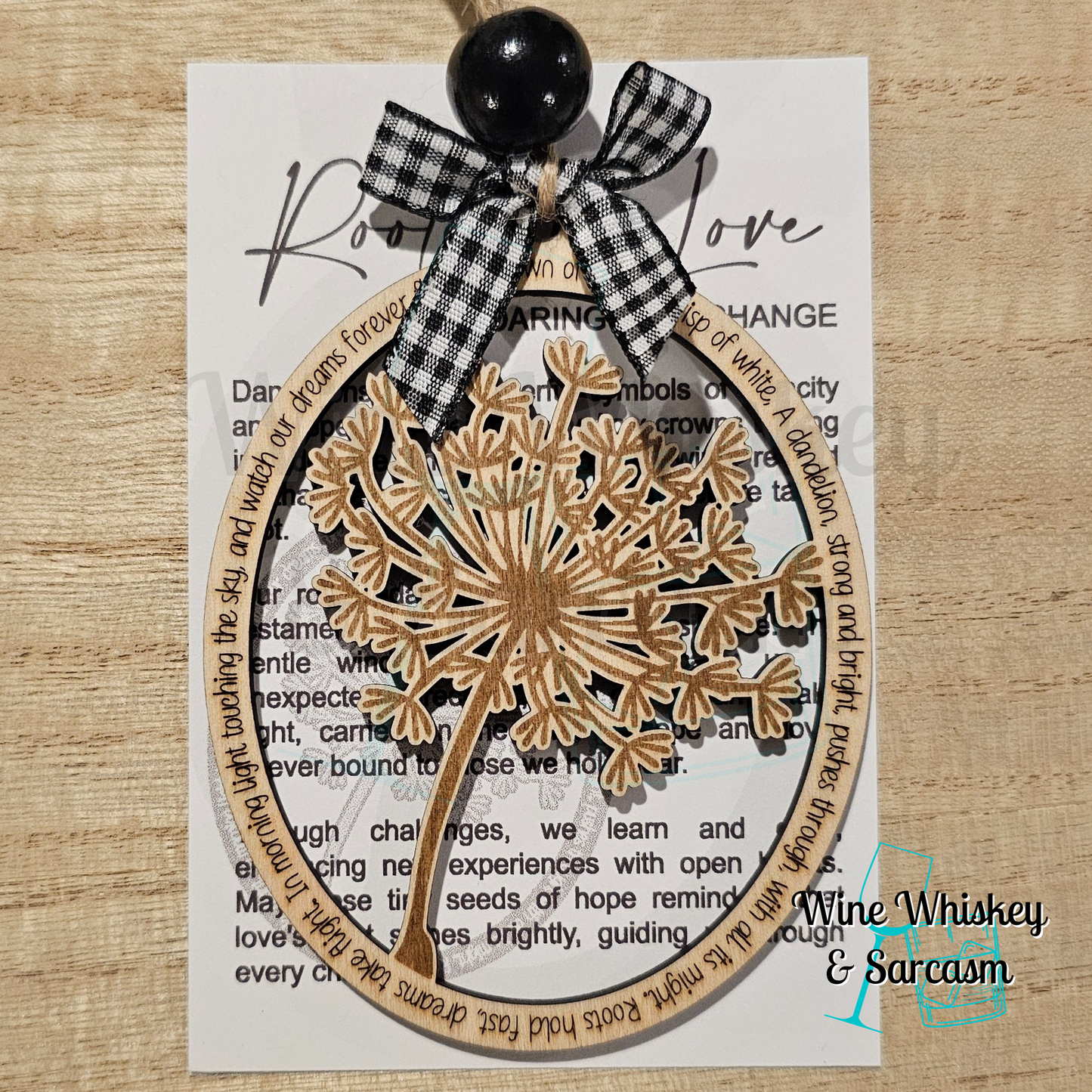 Rooted In Love Story Charm | Dandelion Ornament