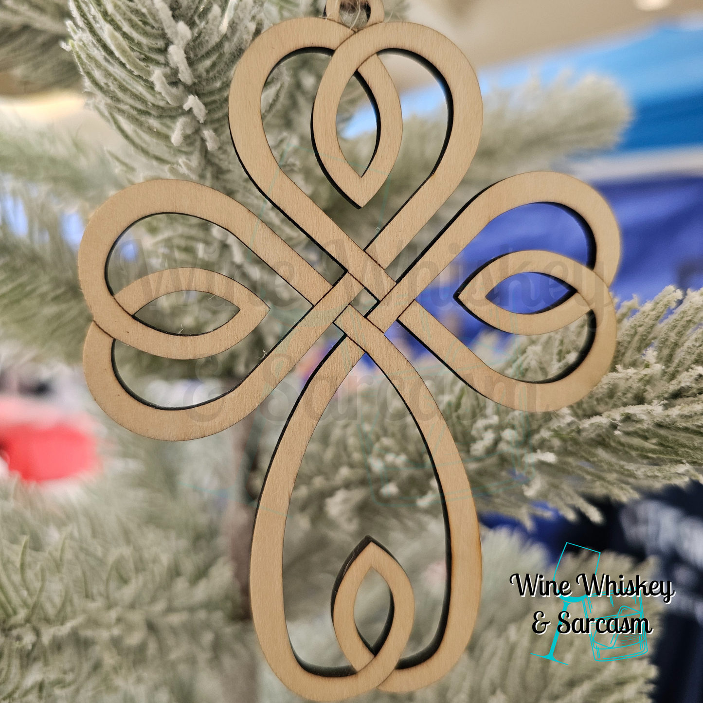 Irish Blessing Story Charm | Celtic Cross Ornament | Blessing Ornament