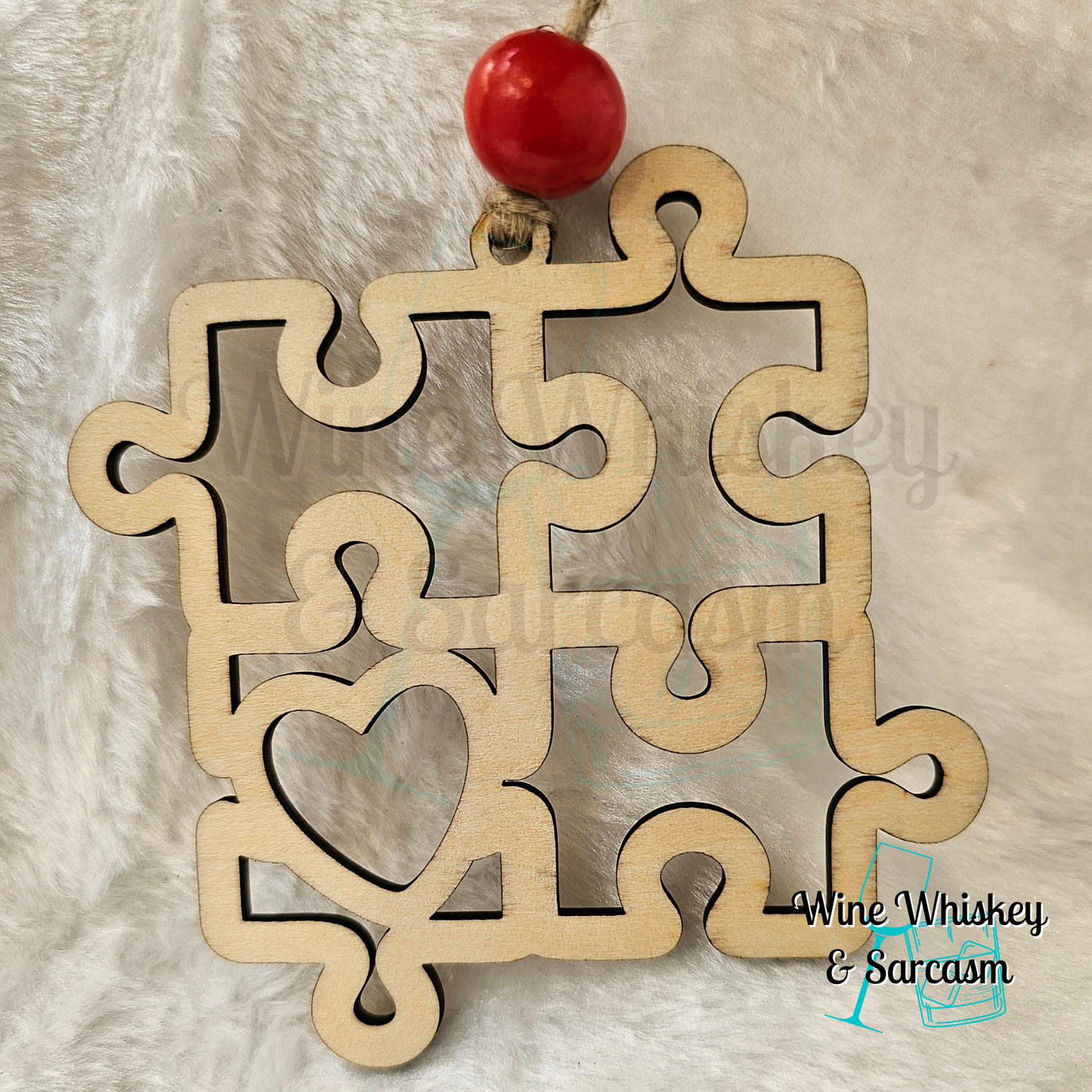 Autism Story Charm | Puzzle Piece Ornament