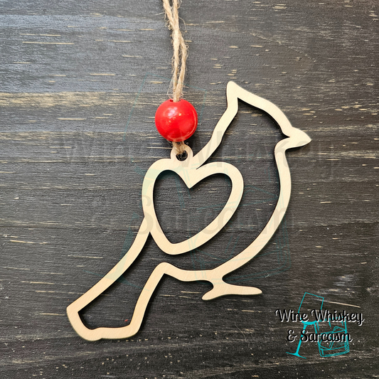 Heavenly Messenger Story Charm | Cardinal Ornament | In Memory Ornament