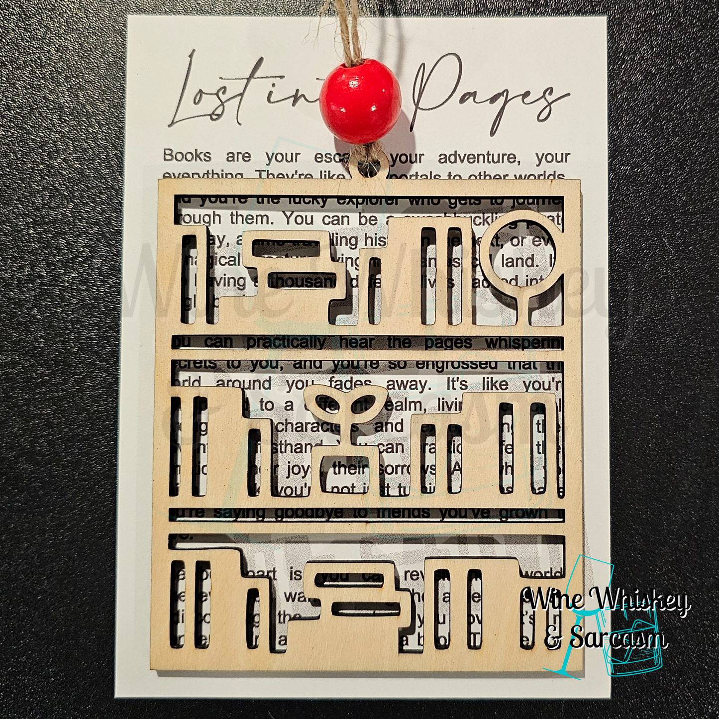 Lost in the Pages Story Charm | Book Lover Ornament