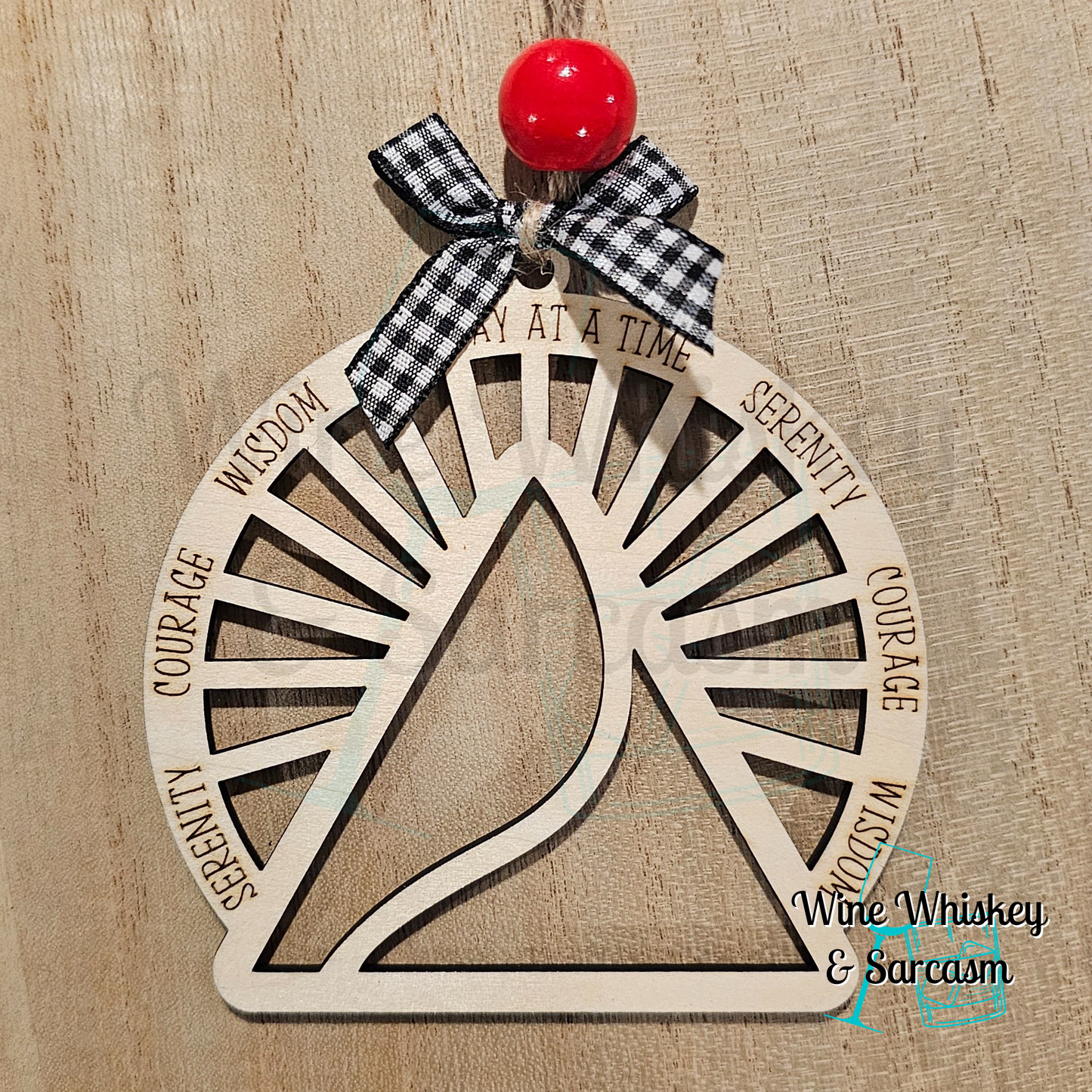 Finding Strength in the Journey Story Charm | Recovery Ornament