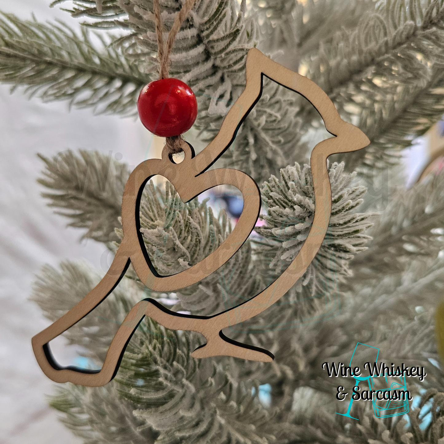 Heavenly Messenger Story Charm | Cardinal Ornament | In Memory Ornament