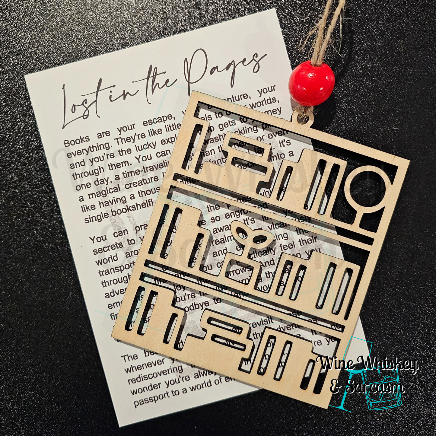 Lost in the Pages Story Charm | Book Lover Ornament