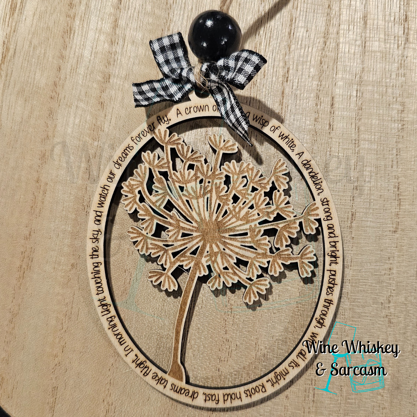 Rooted In Love Story Charm | Dandelion Ornament