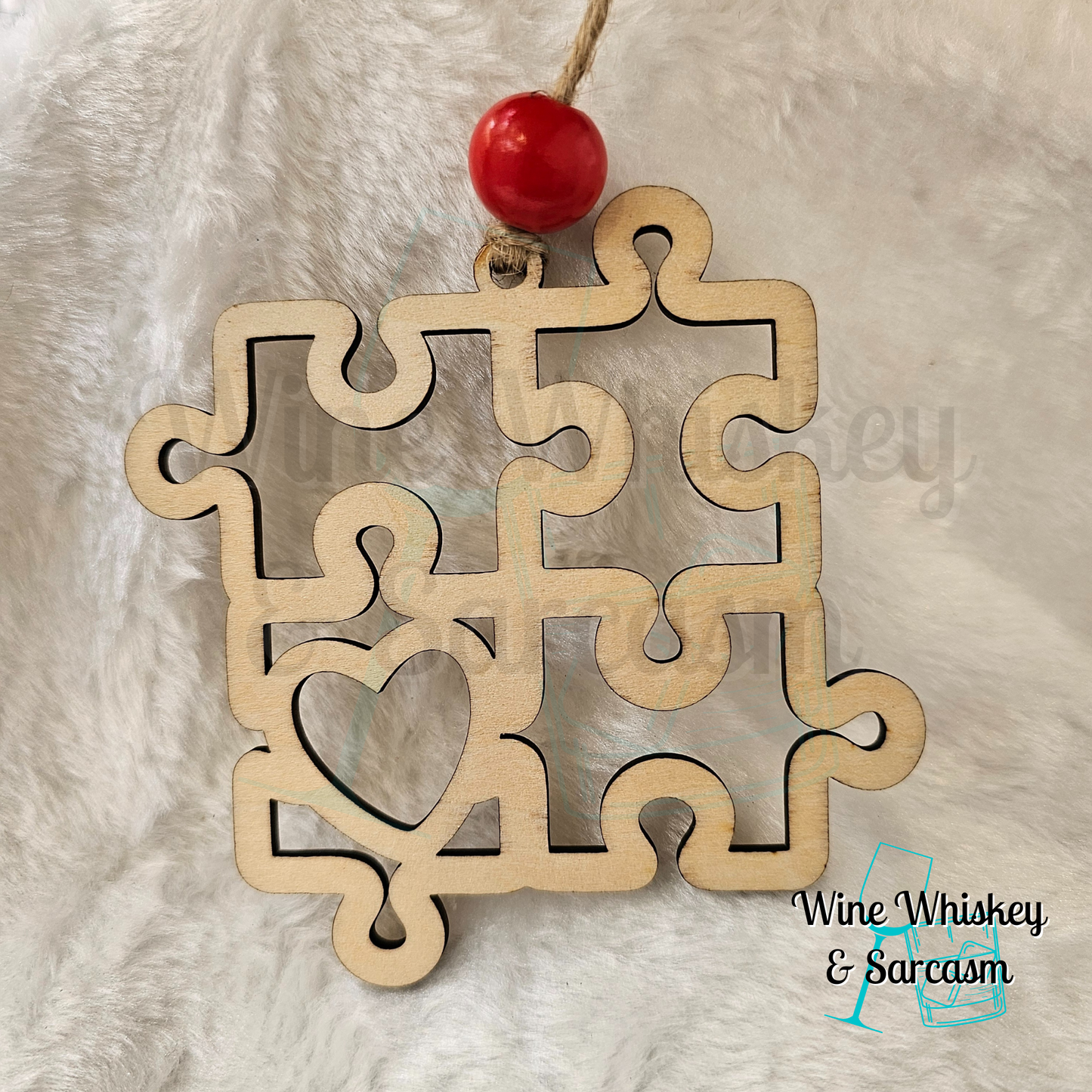 Autism Story Charm | Puzzle Piece Ornament