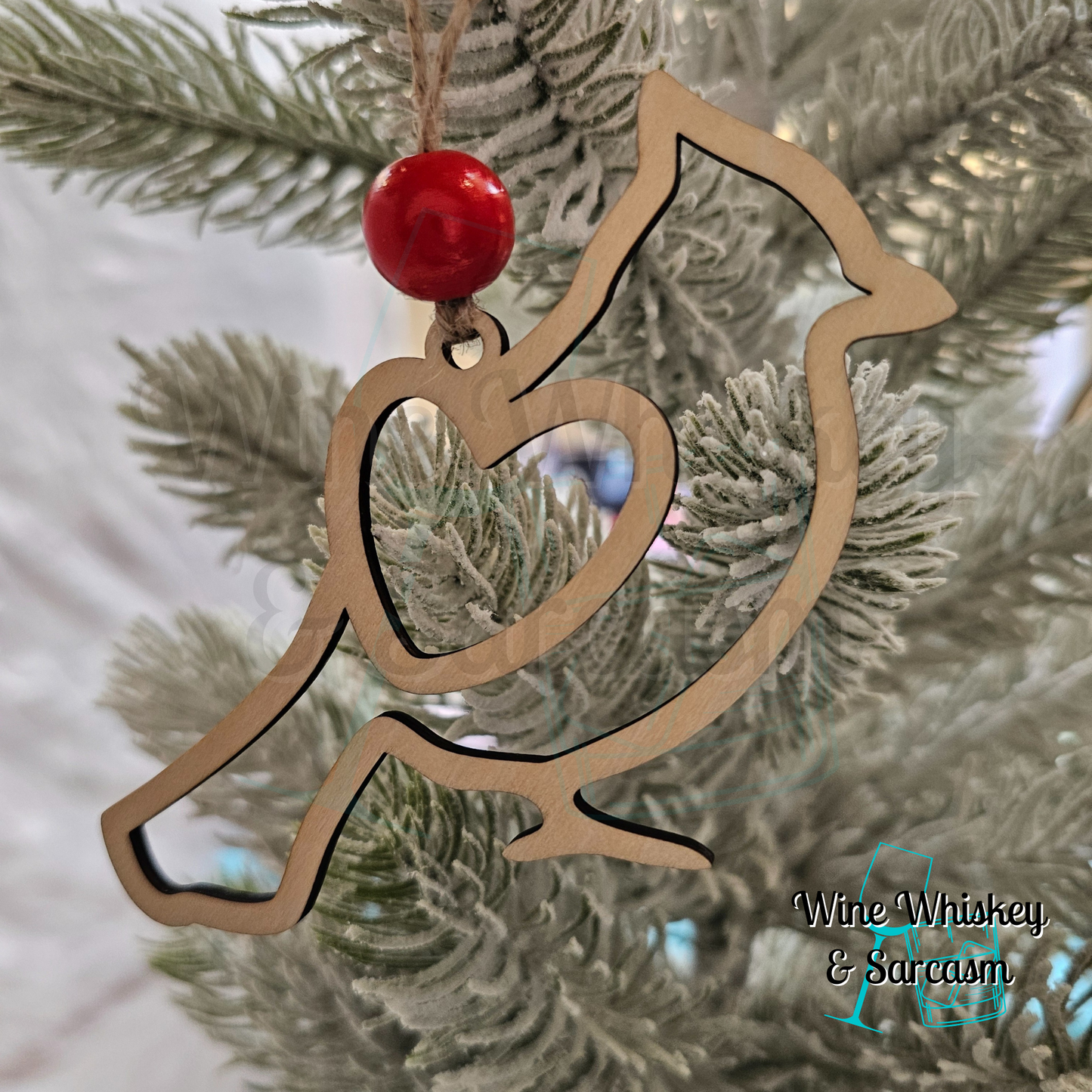 Heavenly Messenger Story Charm | Cardinal Ornament | In Memory Ornament