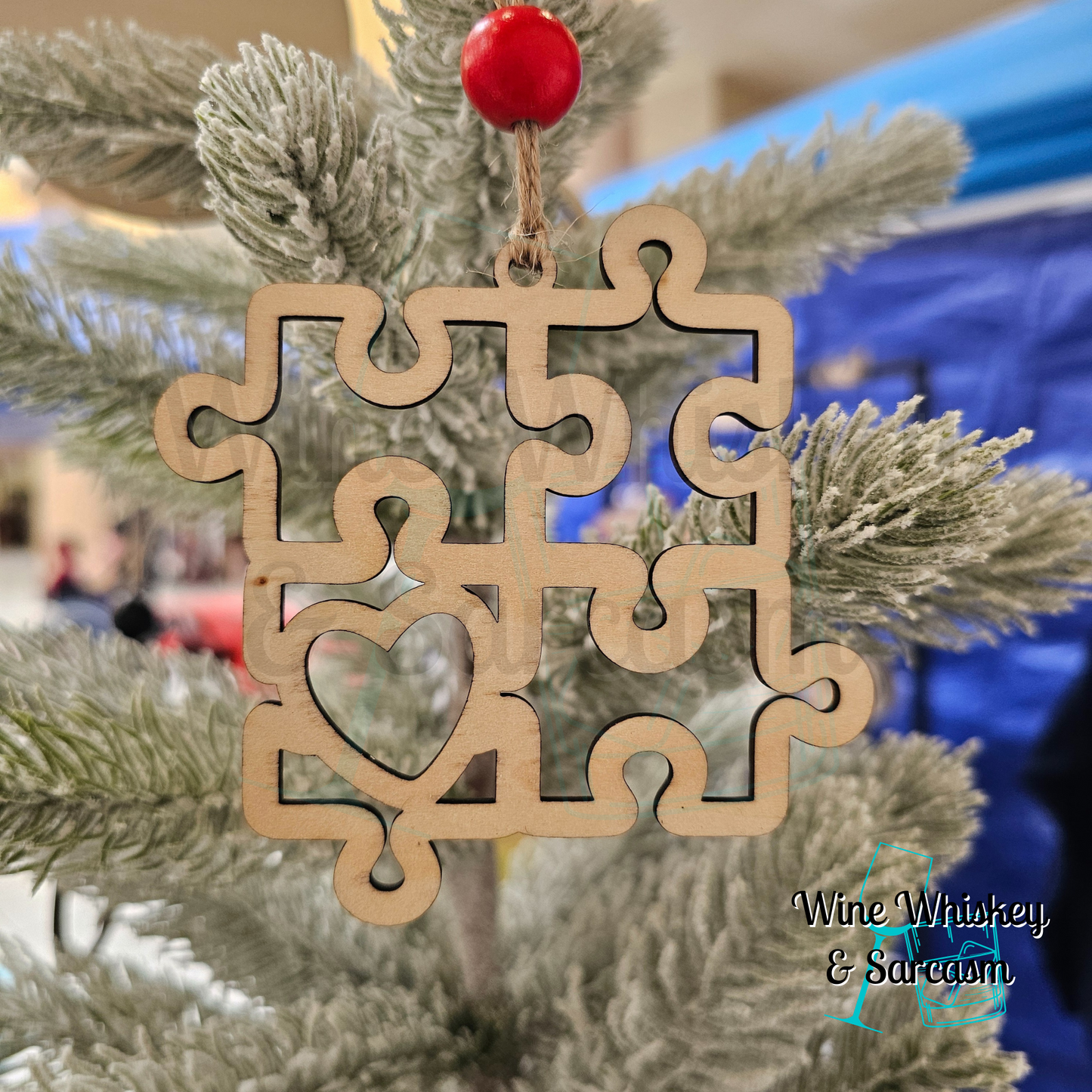 Autism Story Charm | Puzzle Piece Ornament